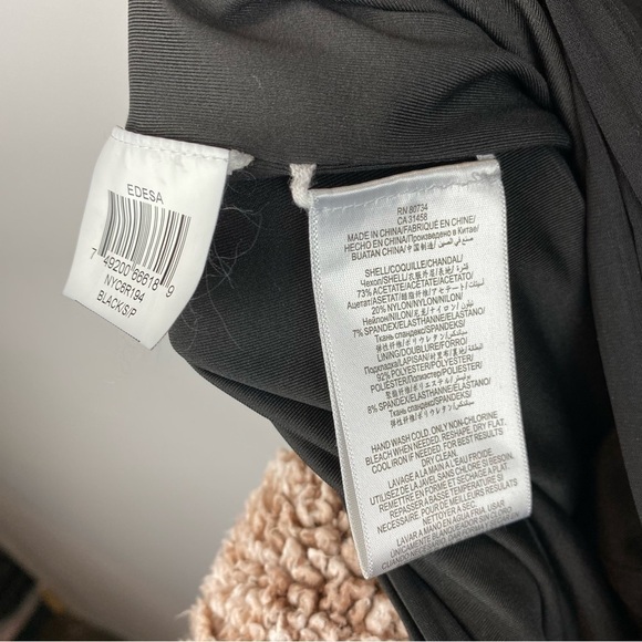 BCBGMAXAZRIA • Edesa V Neck Shirred Cocktail Dress - Picture 12 of 13